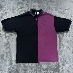 Anaheim Mighty Ducks Polo Shirt Men XL NHL 90s USA Made Retro VINTAGE Hockey